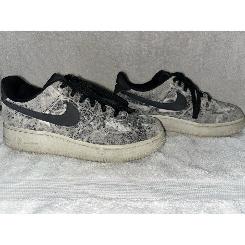 Nike Air Force‎ 1 Black Metalic Pewter LXX Women's Size 8 Air Force 1 A01017-001